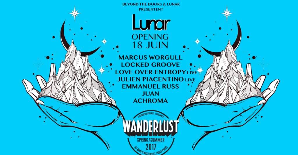 Lunar Opening: Marcus Worgull, Locked Groove, Love Over Entropy - フライヤー表