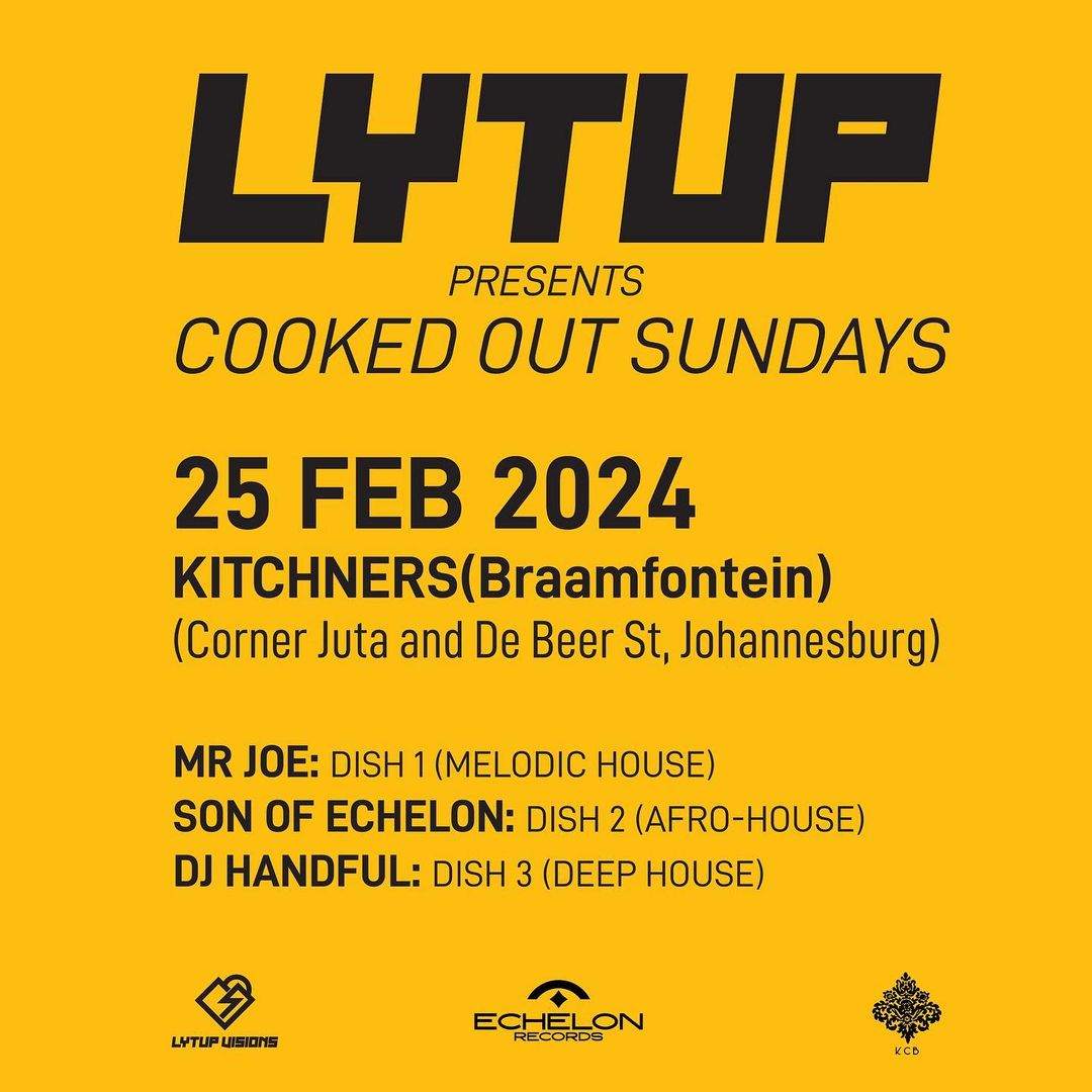 LYTUP presents: Cooked Out Sundays - フライヤー表