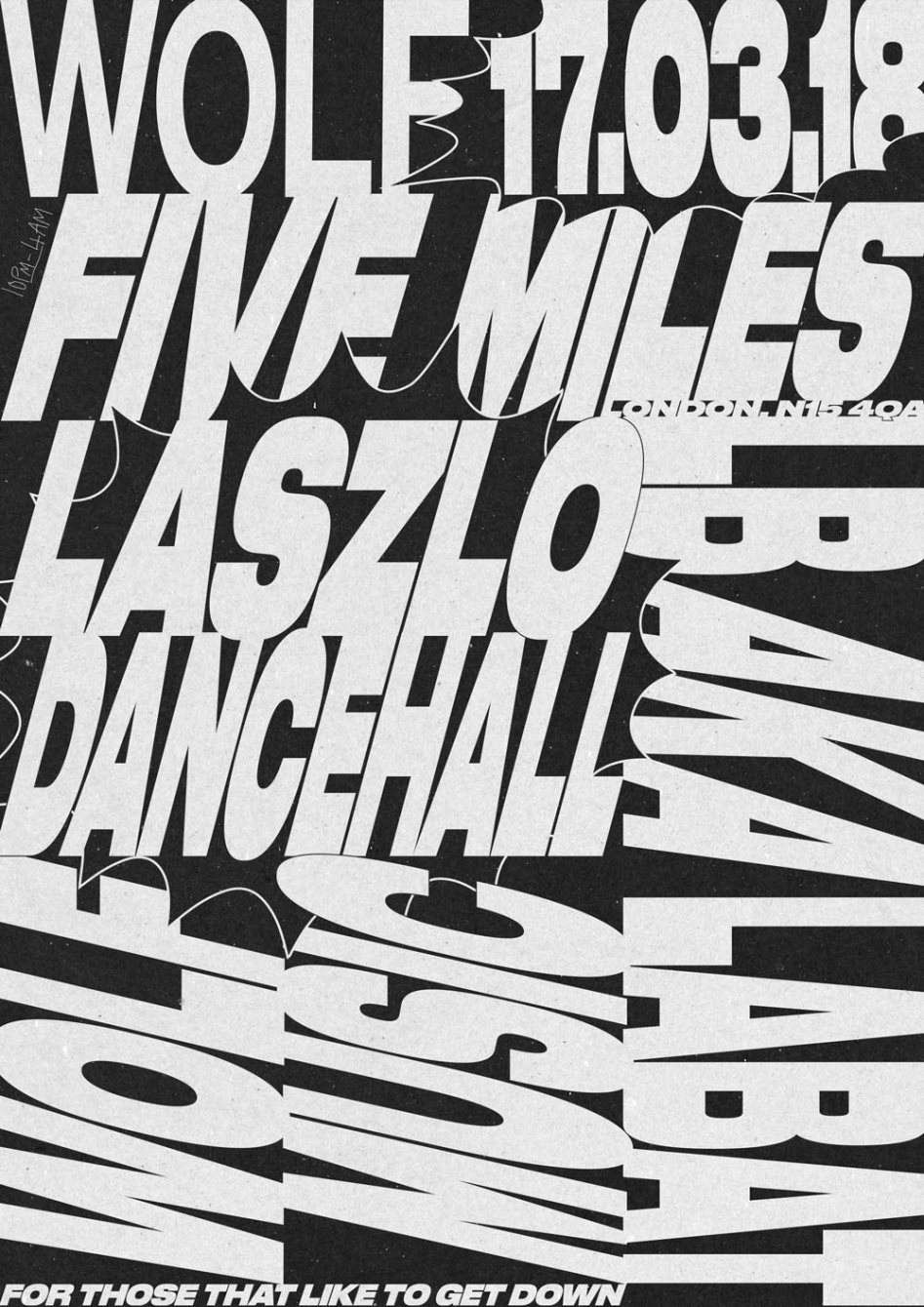 WOLF Music with Laszlo Dancehall & LB aka Labat - フライヤー表