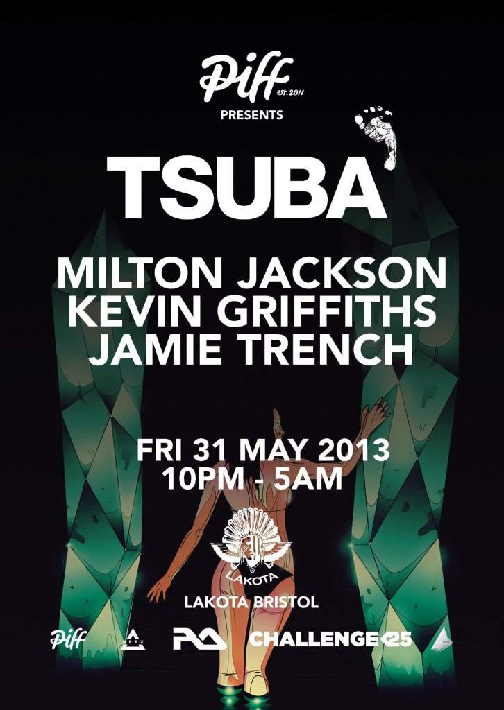 Piff presents Tsuba Feat. Milton Jackson, Kevin Griffiths & Jamie Trench - Página frontal