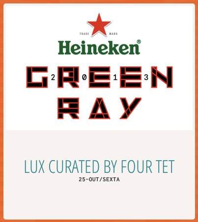 Green RAY*13 - Lux Curated by Four Tet - Página frontal