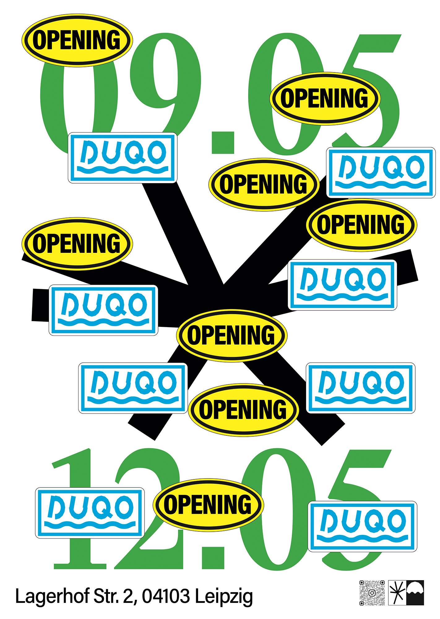 DUQO OPENING - フライヤー表