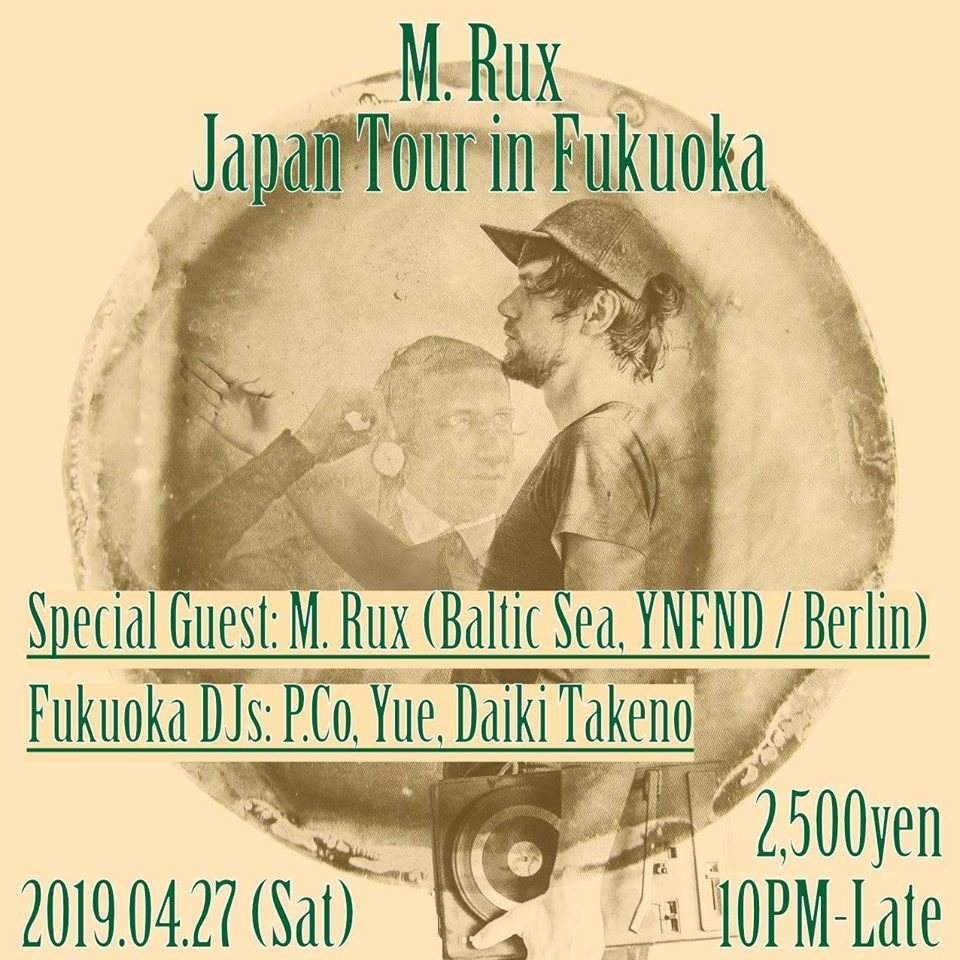 M.Rux JP Tour in Fukuoka - フライヤー表