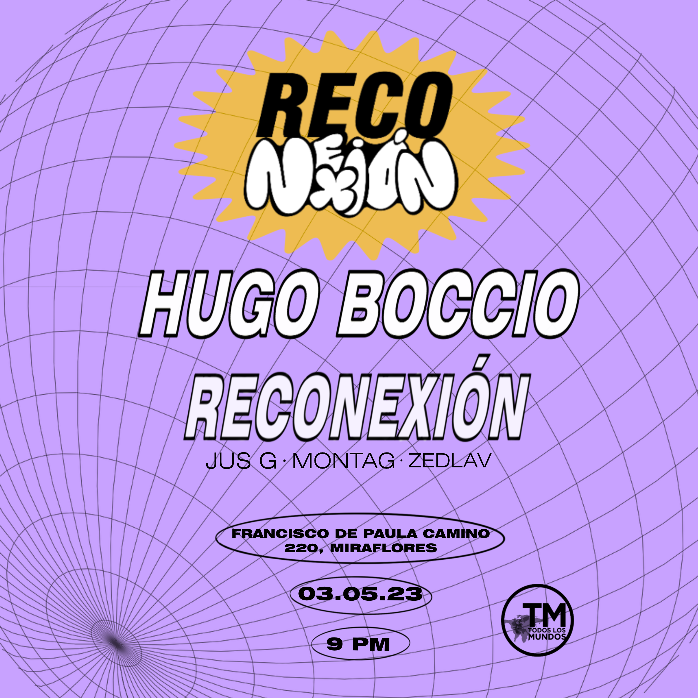ReConexión pres. Hugo Boccio - フライヤー表