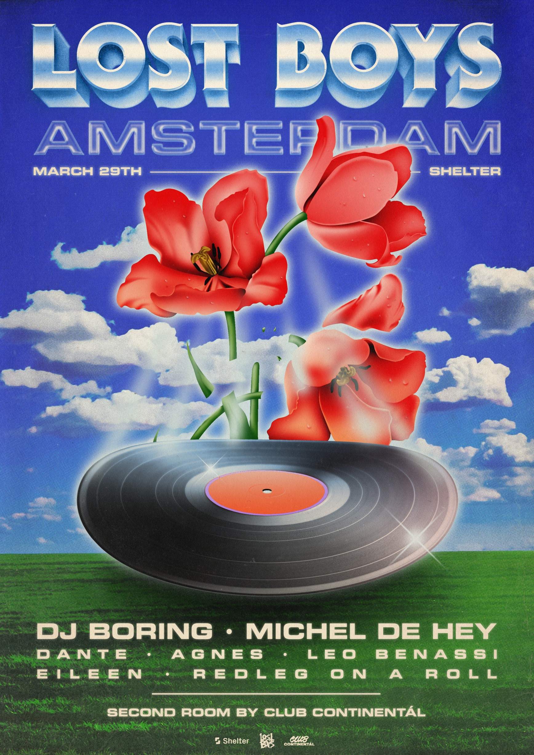 Lost Boys Amsterdam - フライヤー表