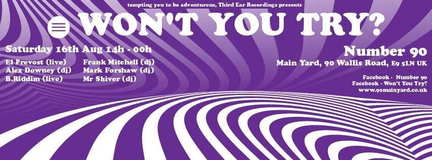 Third Ear Recordings Pres: Won't You Try?? - フライヤー表