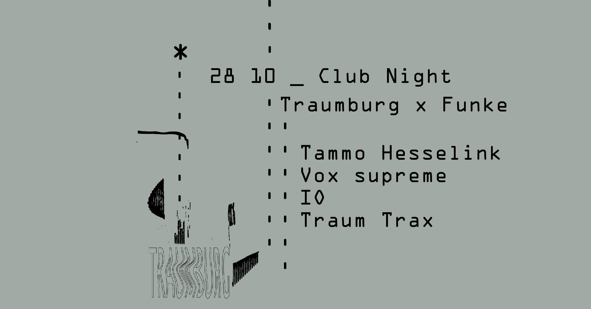 Traumburg x Funke with Tammo Hesselink, Vox supreme, IO, TraumTrax - Página frontal