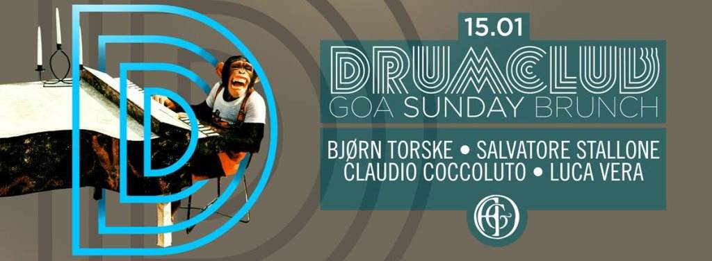 Drumclub / Goa Sunday Brunch, Drumlesson - Página frontal