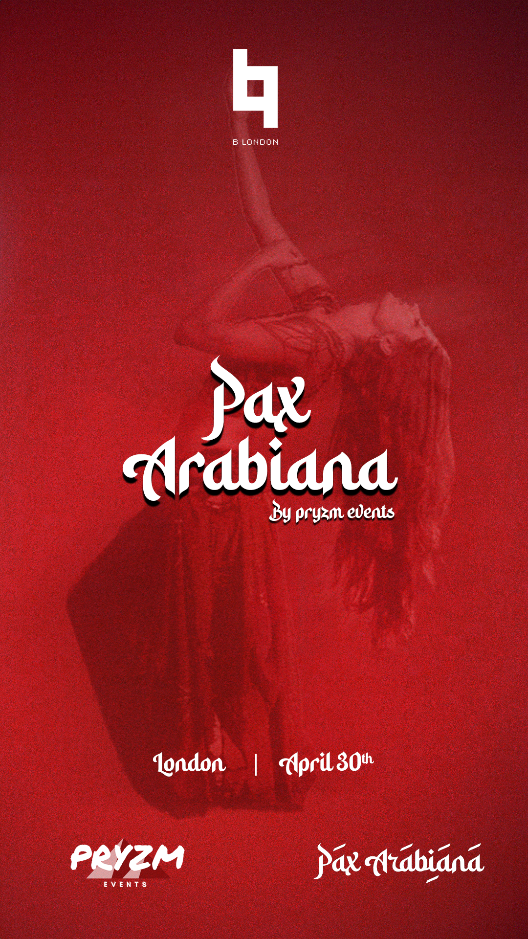 Pax Arabiana by Pryzm Events *SOLD OUT* - Página frontal