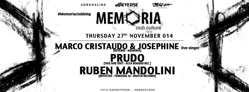 Reverse Club with Ruben Mandolini, Prudo - Página frontal