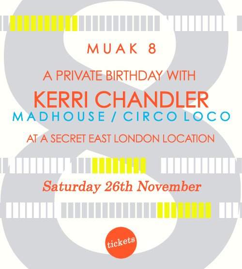 Muak 8: A Private Birthday with Kerri Chandler - Página trasera