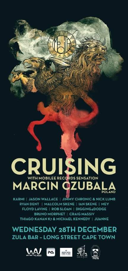 Cruising with Marcin Czubala - フライヤー表