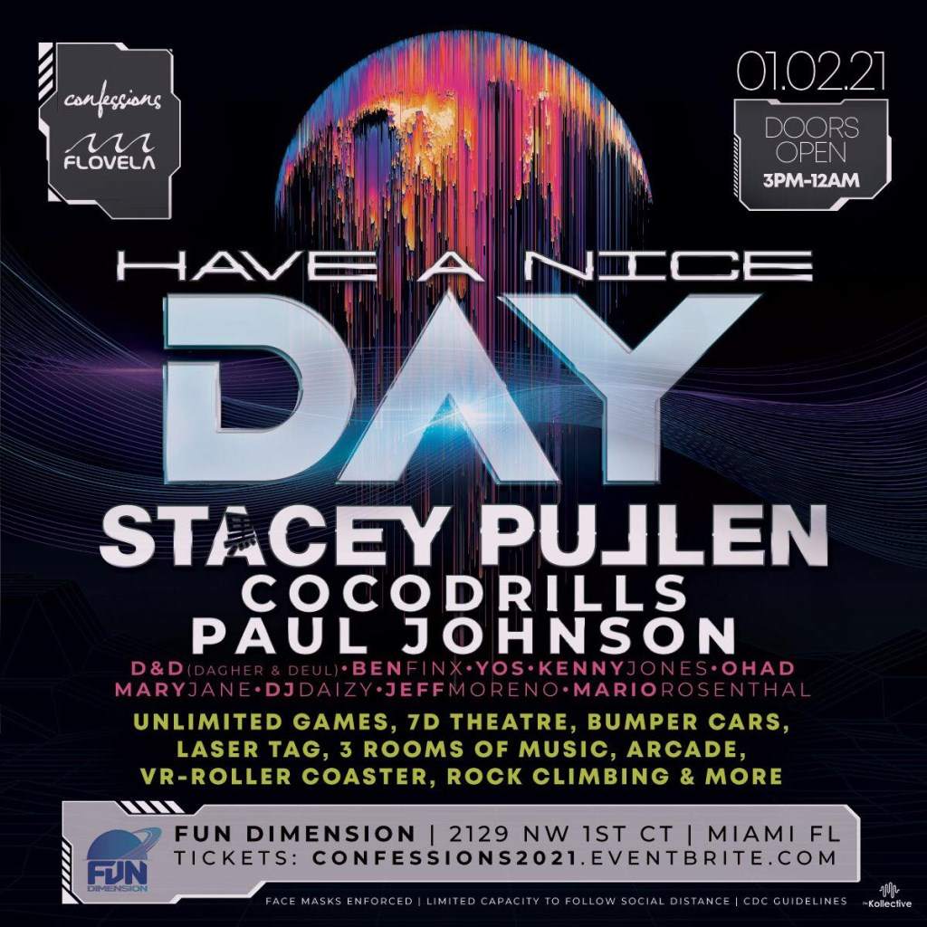 Have a Nice Day! with Stacey Pullen, Cocodrills ,Paul Johnson & More - Página frontal