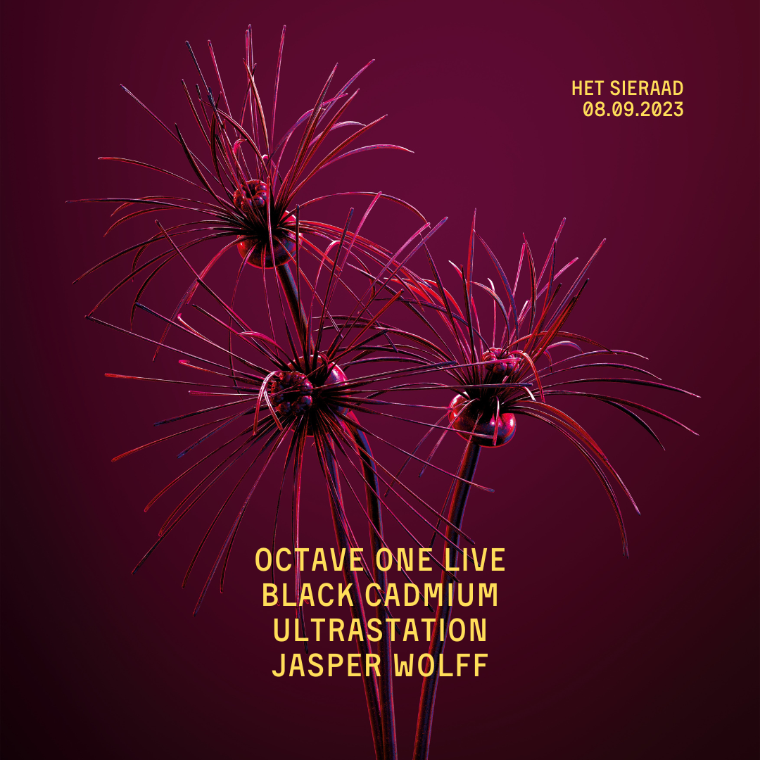 Octave One (Live) - Black Cadmium - Ultrastation - Jasper Wolff - フライヤー表