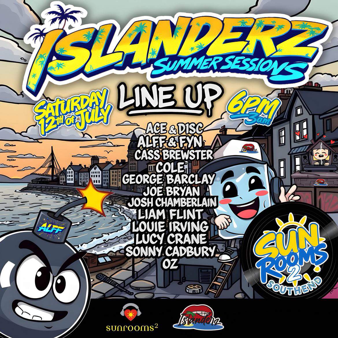ISLANDERZ SUMMER SESSIONZ at Sunrooms2, South + East