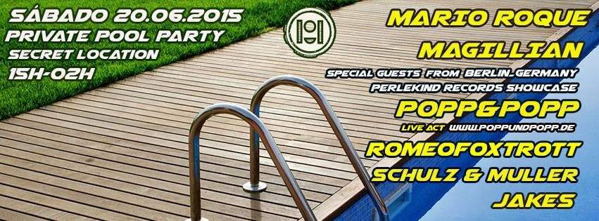 Pool Party with Magillian & More - Página frontal