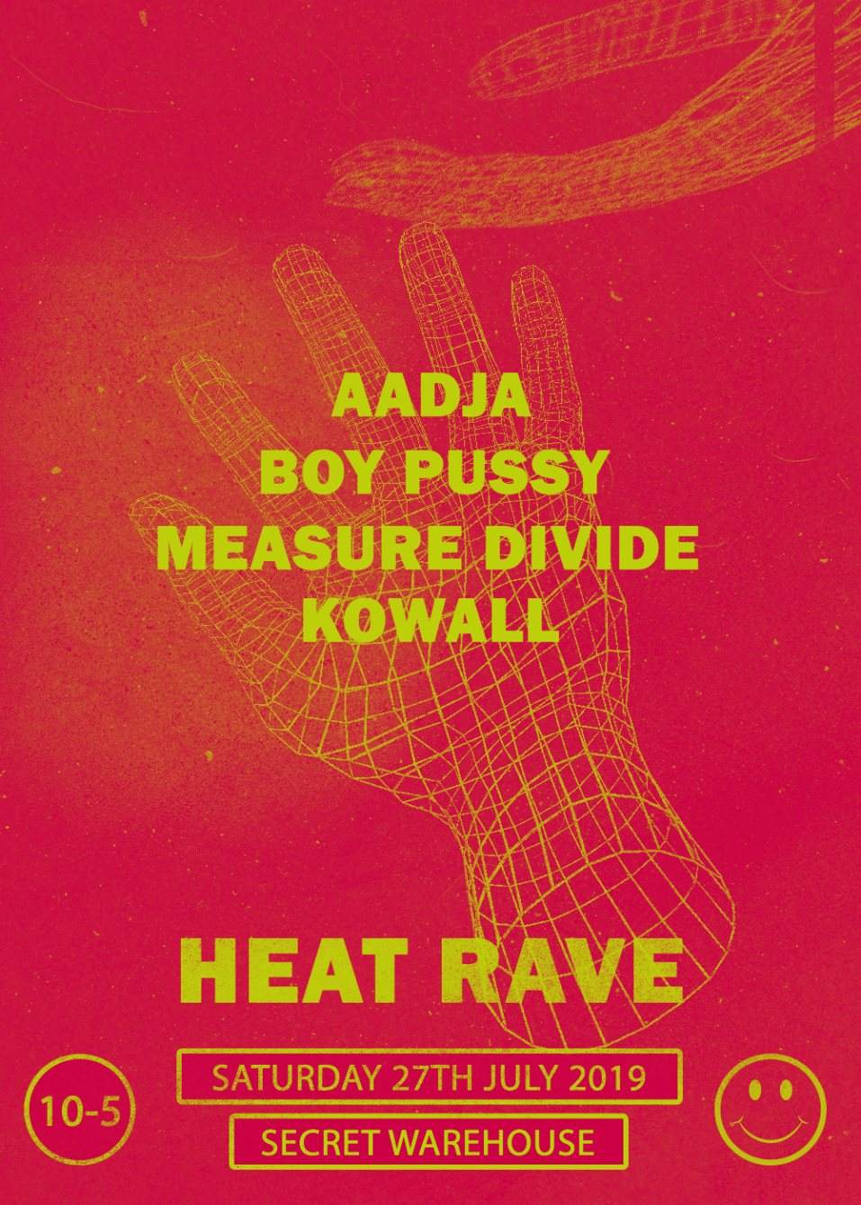 Heat Rave - フライヤー表