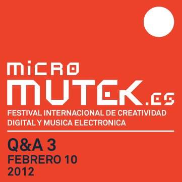 Micro Mutek Q & A 3 - フライヤー表