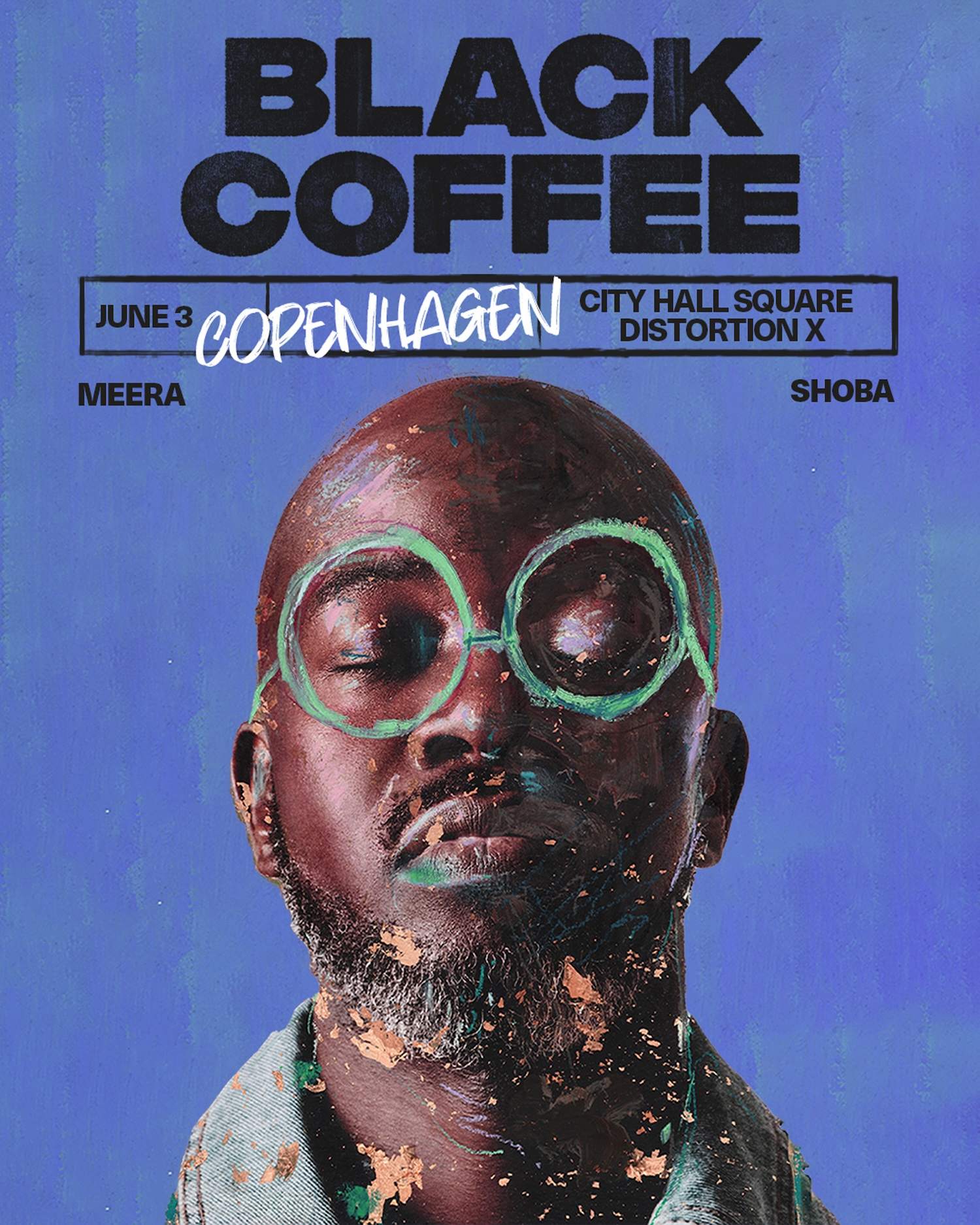Black Coffee - Copenhagen City Hall Square w Copenhagen City Hall