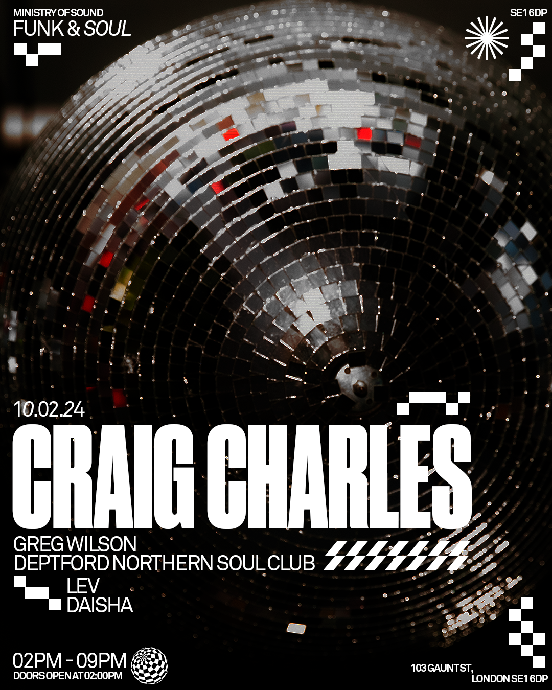 MOS pres. Funk & Soul with Craig Charles - フライヤー表