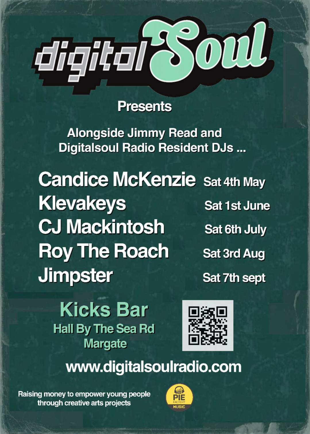 Digitalsoul Margate May - フライヤー表
