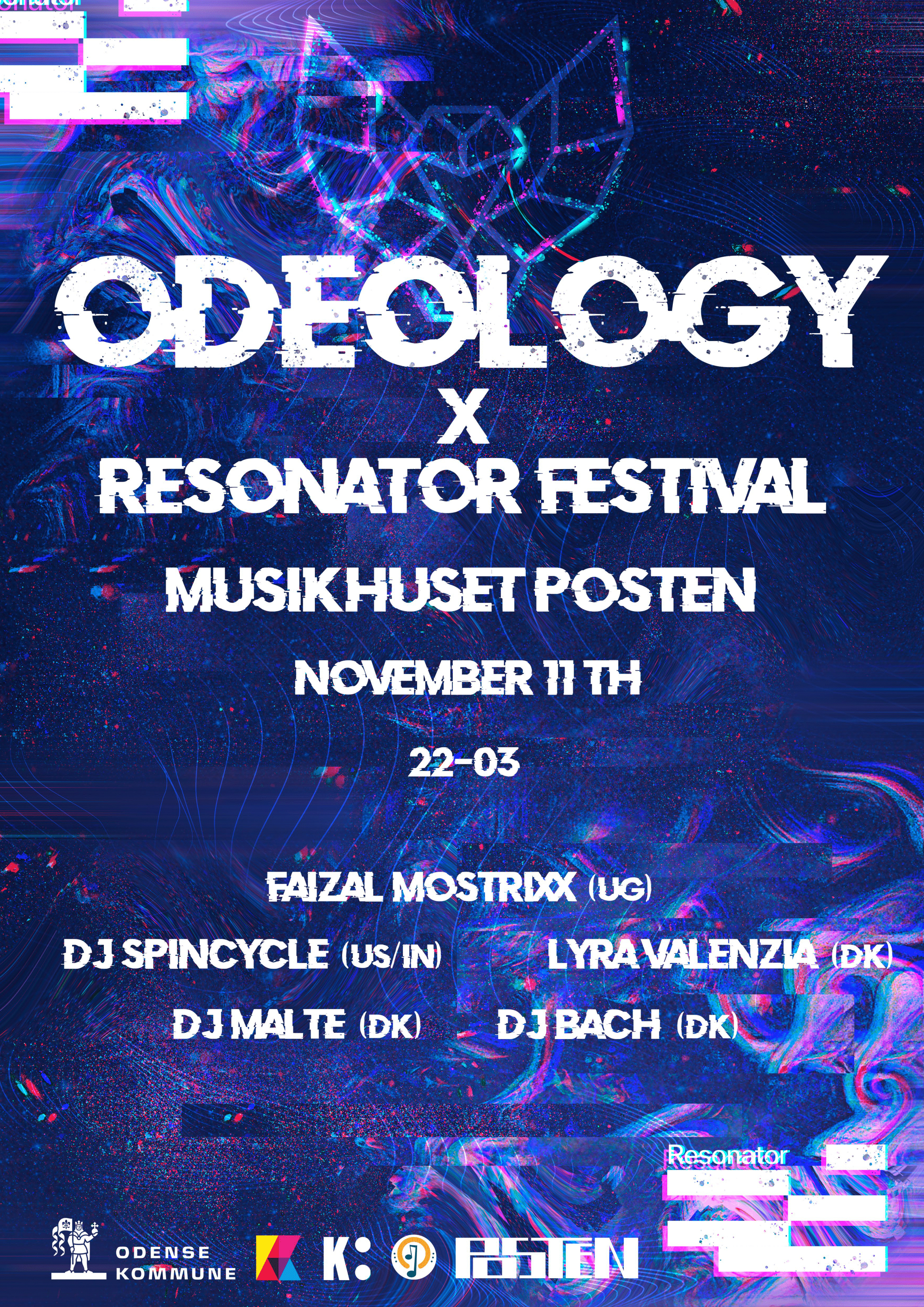 Odeology x Resonator Festival - フライヤー表