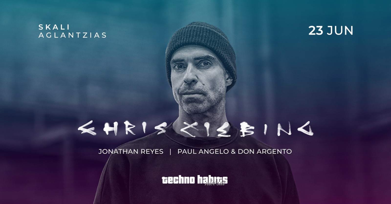 Techno Habits with Chris Liebing - フライヤー表