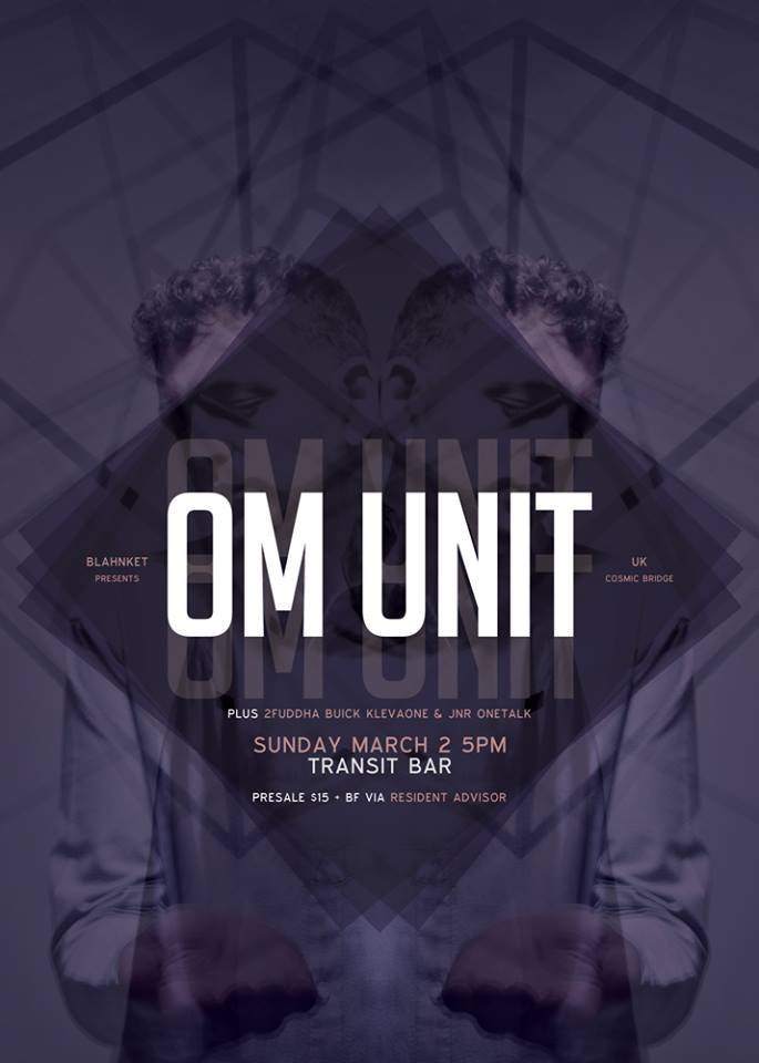 Blahnket presents Om Unit - Página frontal