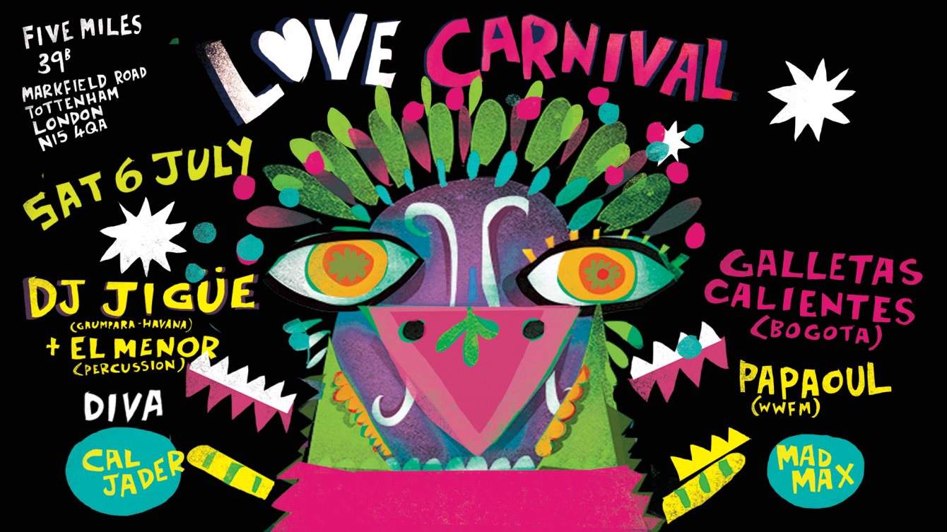 Love Carnival with DJ Jigüe, DJ Galletas Calientes & Diva - Página frontal