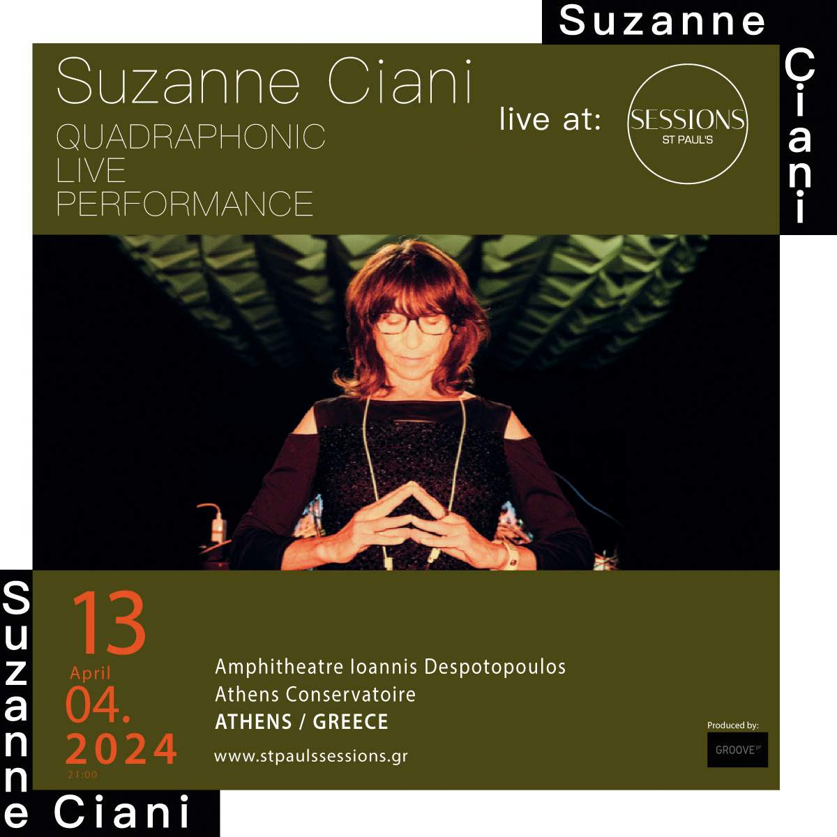 Suzanne Ciani live at St Paul's Sessions 6 - フライヤー表