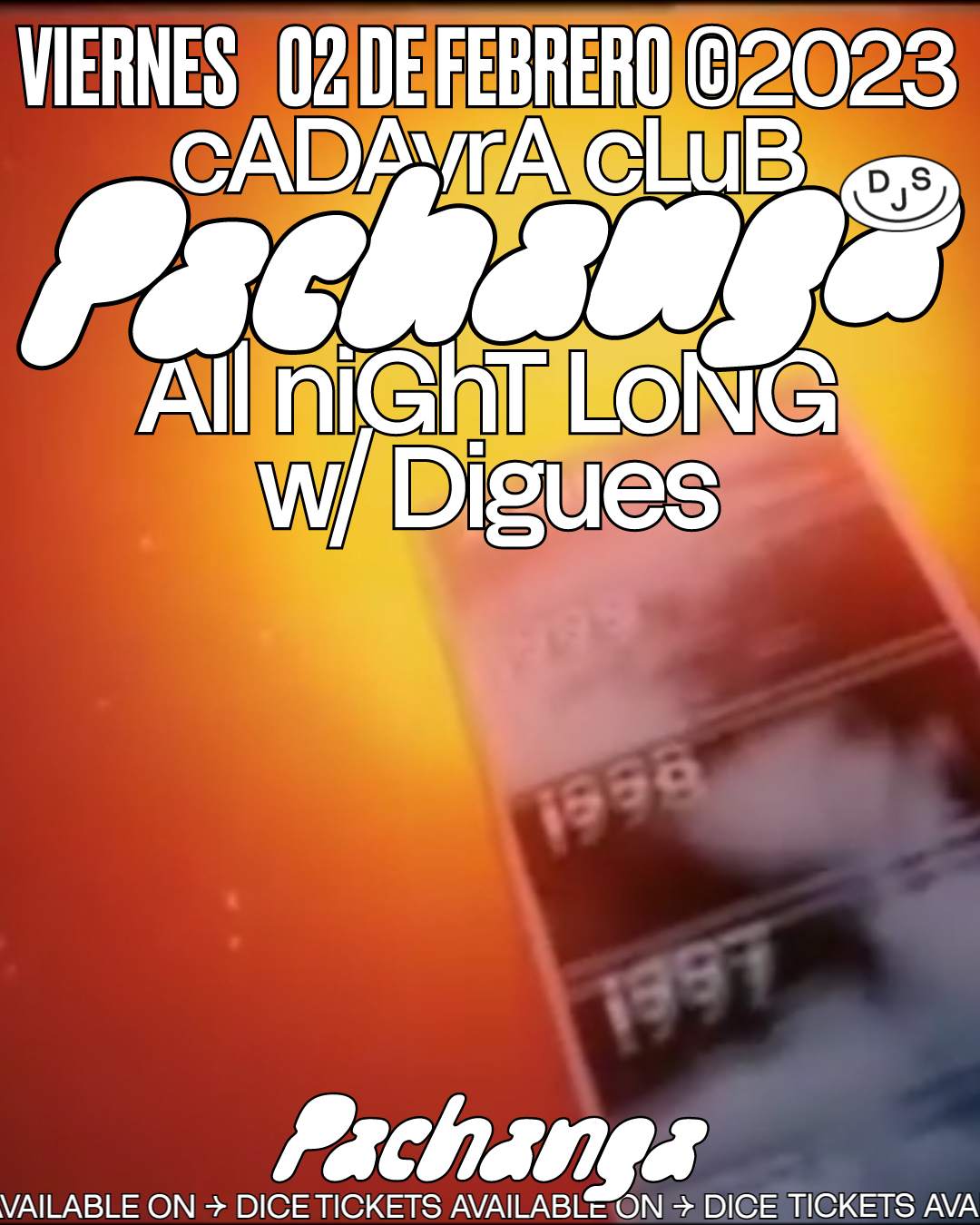 Pachanga invites Digues - フライヤー表