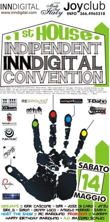 Indipendent Inndigital Convention - Página frontal