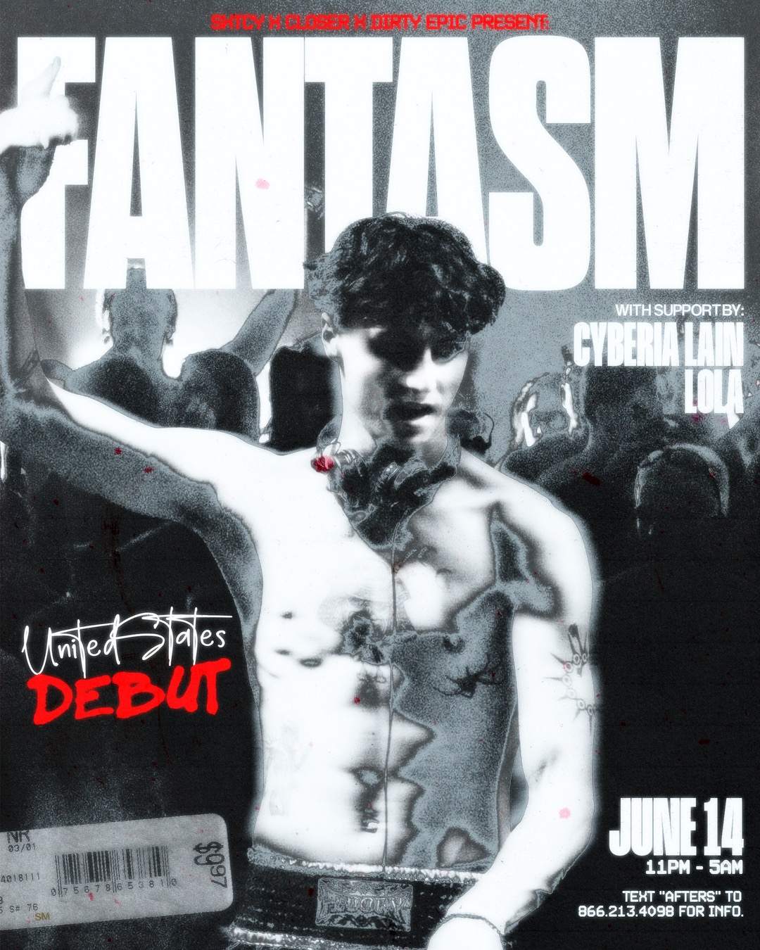 Fantasm (US Debut) by Dirty Epic, SXTCY and Closer at TBA, Los Angeles