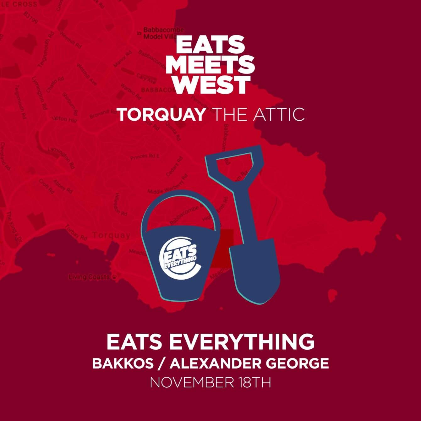 Eats Meets West: Torquay - フライヤー表