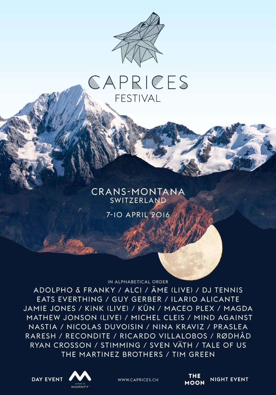 Caprices Festival 2016 - Página frontal