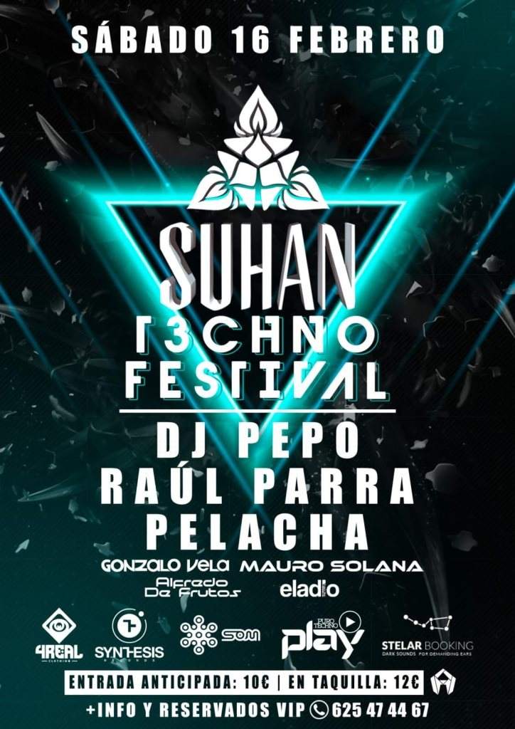 Suhan Techno Festival - フライヤー表