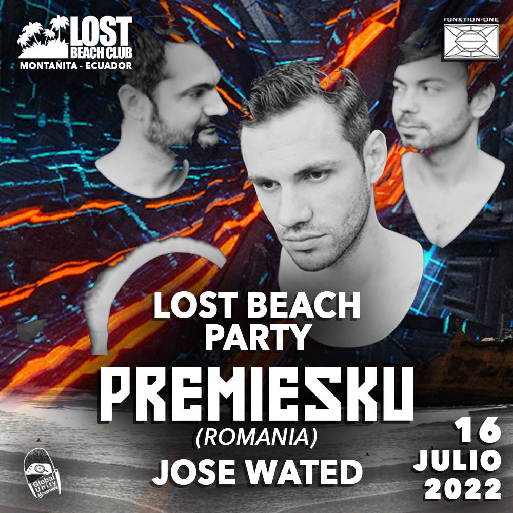 Lost Beach Party feat. Premiesku Jose Wated - フライヤー表
