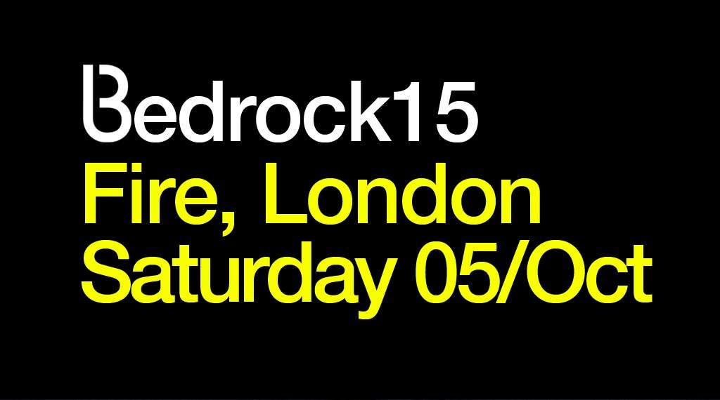 Bedrock15 with John Digweed & Special Guests - フライヤー表