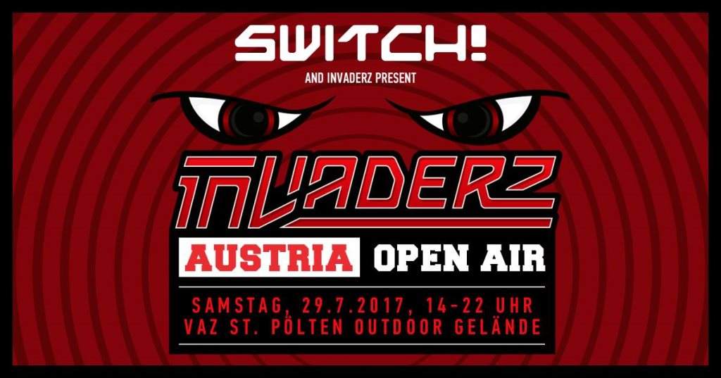 Switch! presents Invaderz Austria - Página frontal