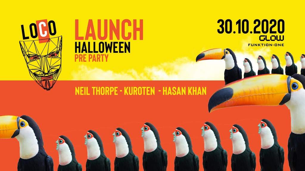 Loco Halloween Pre Party Launch feat. Kuroten, Neil Thorpe & Hasan Khan - Página frontal
