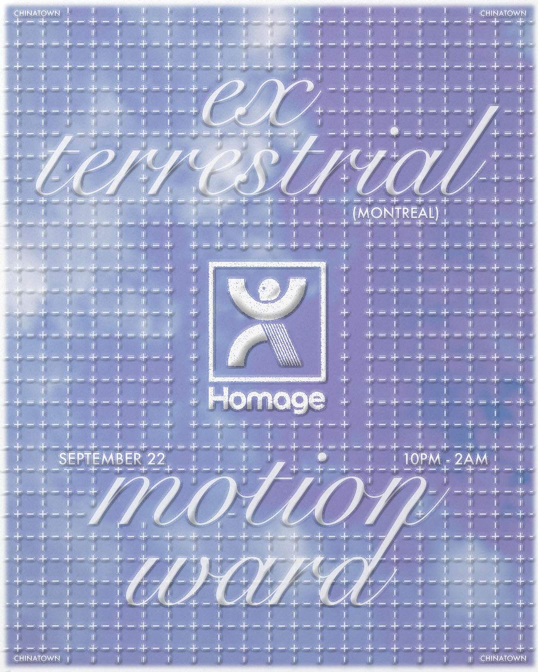 Homage presents Ex Terrestrial and Motion Ward - Página frontal
