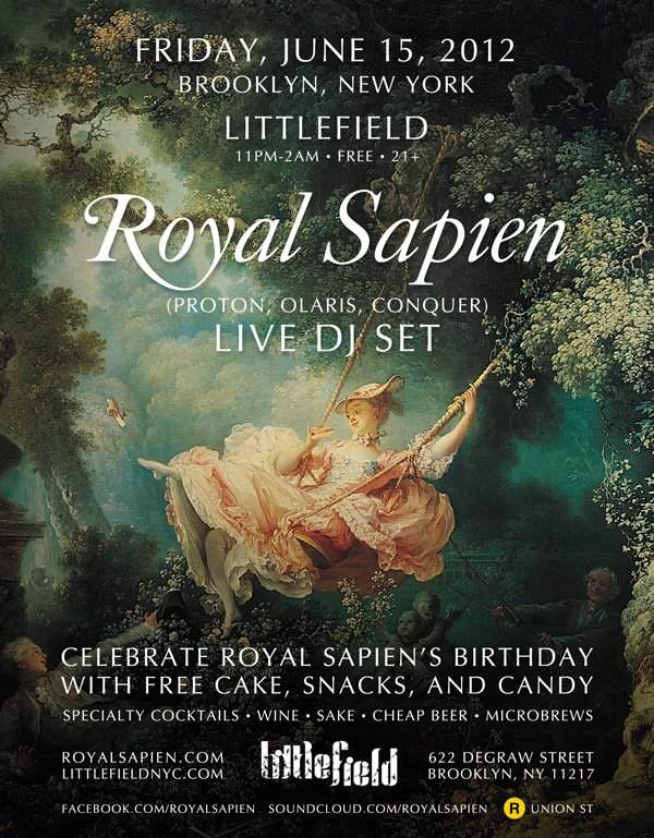 Royal Sapien's Birthday Party - Página frontal