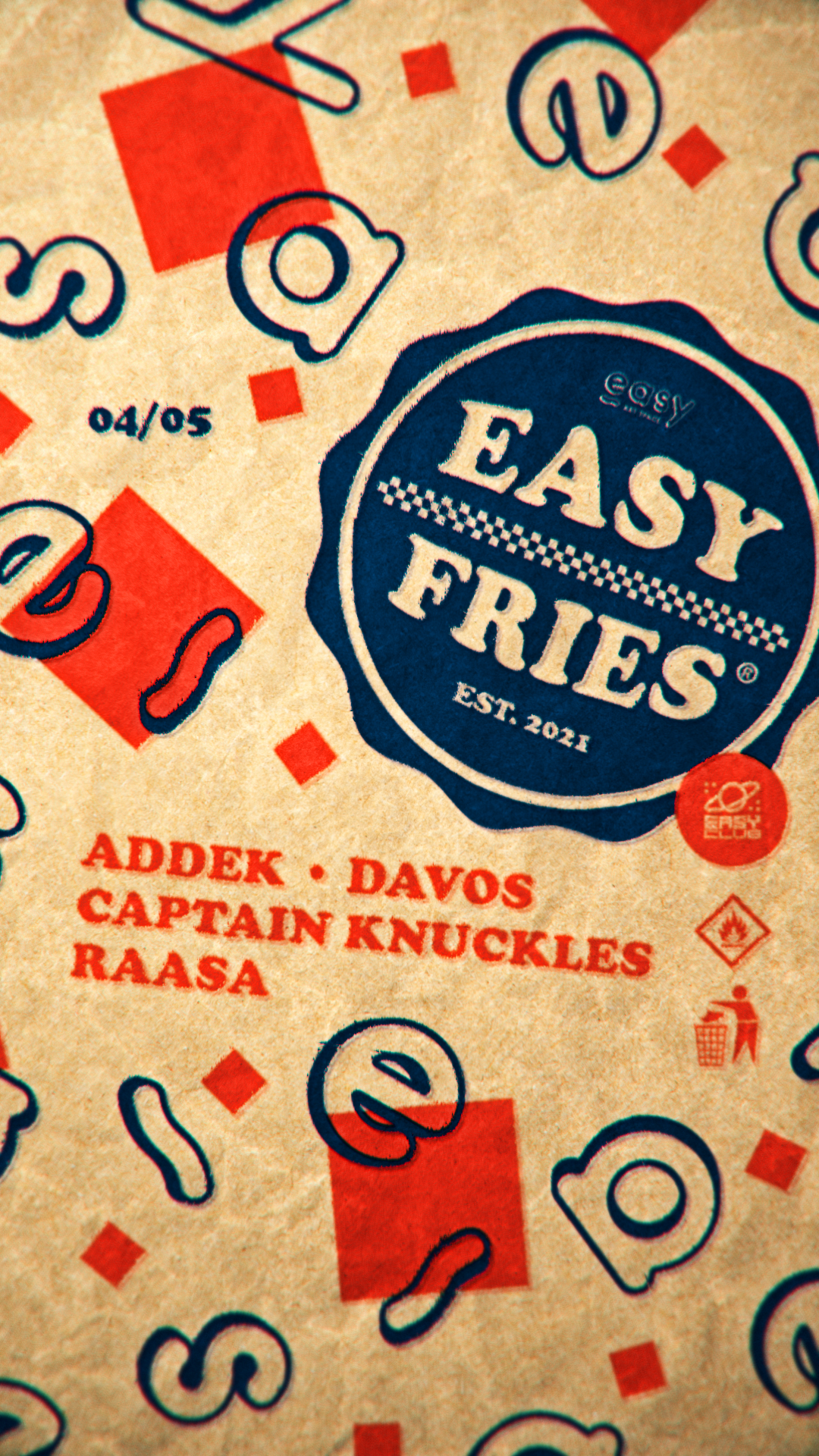 Easy Fries - フライヤー表