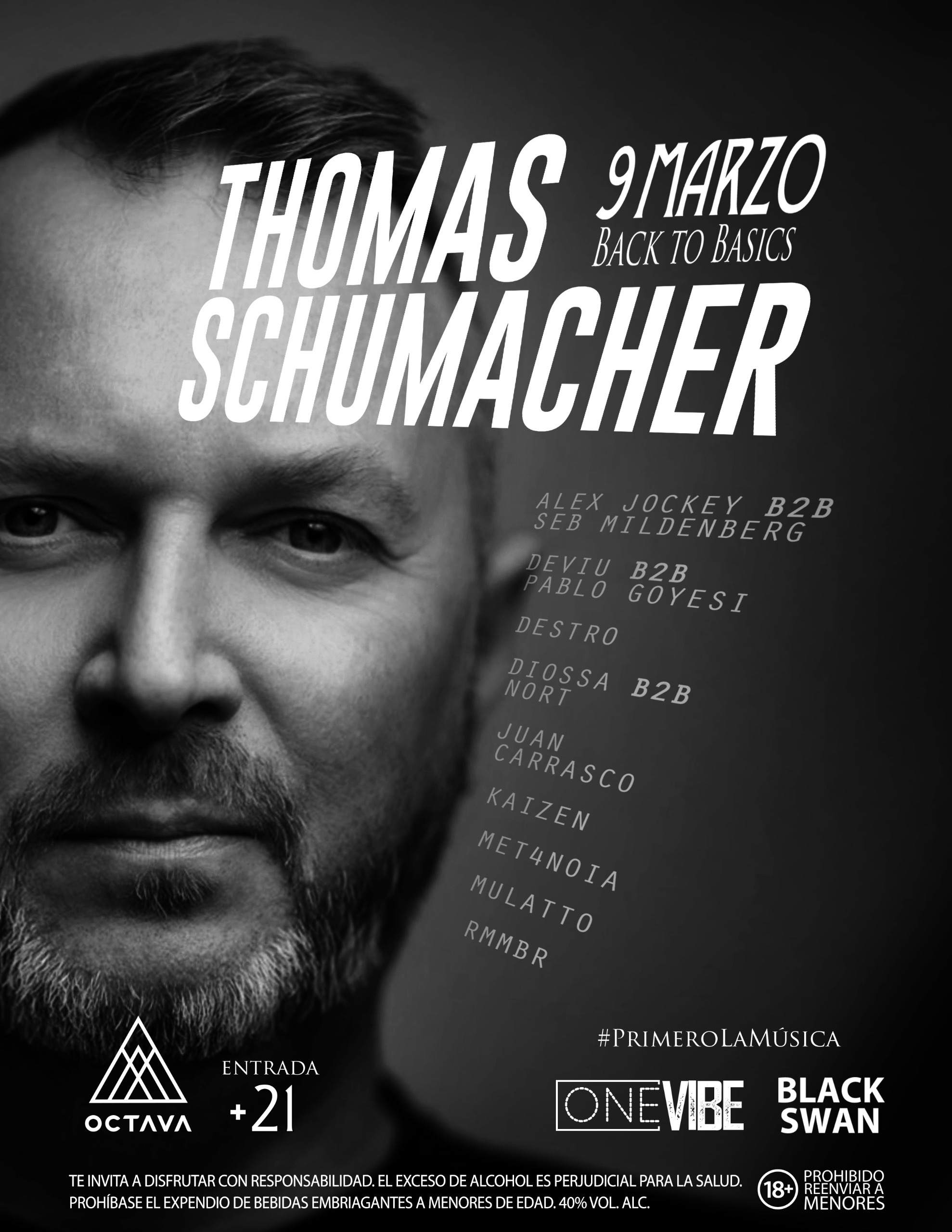 Thomas Schumacher - Back to Basics - フライヤー表