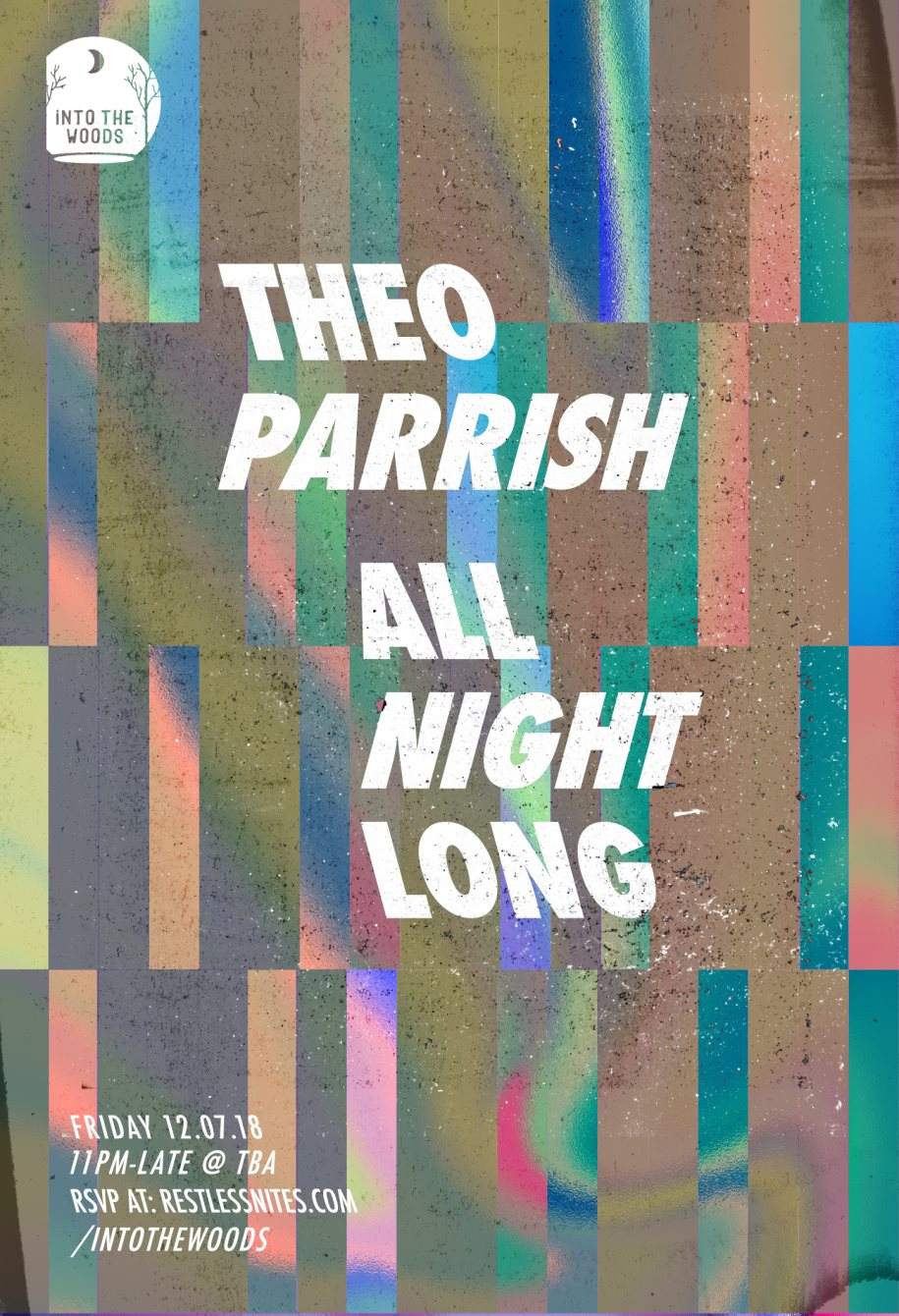 Into The Woods 2 Year Anniversary with Theo Parrish (All Night Long) - Página frontal