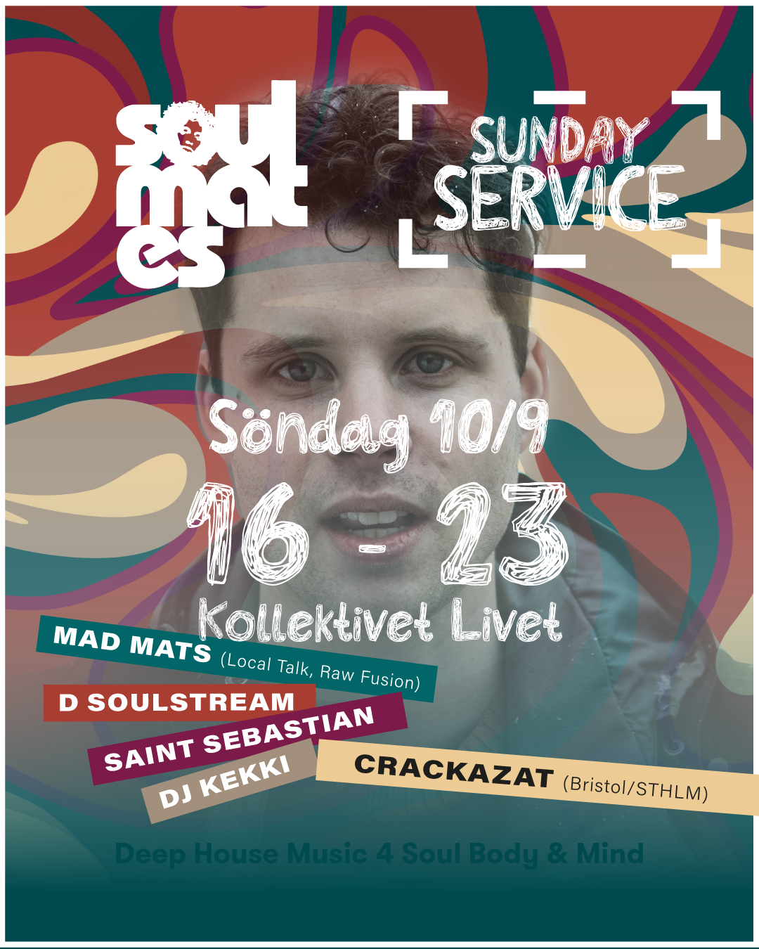 Soulmates Sunday Service feat. Crackazat - フライヤー表