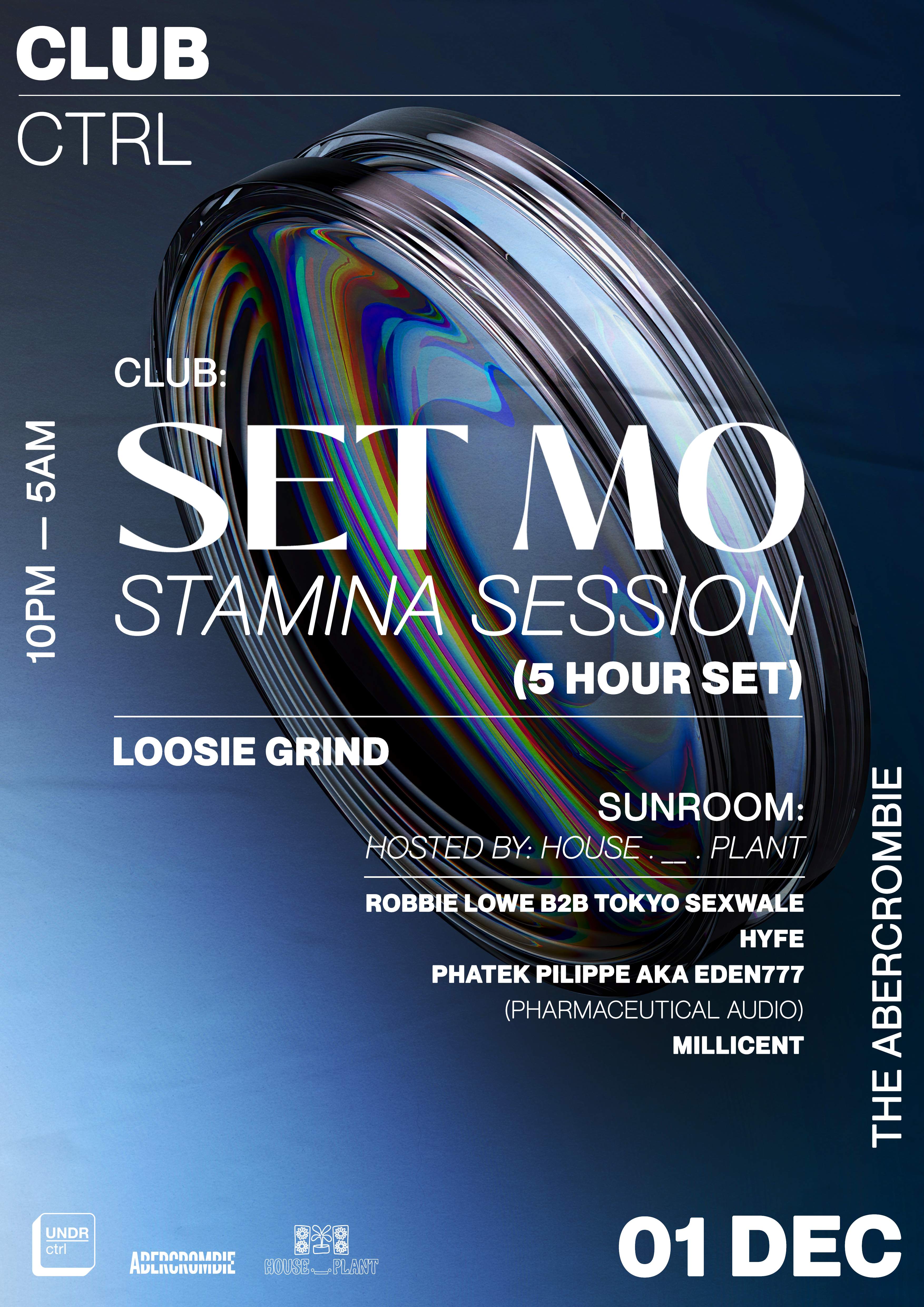 CLUB Ctrl pres. Set Mo x Stamina Session (5 Hour Set) - Página frontal