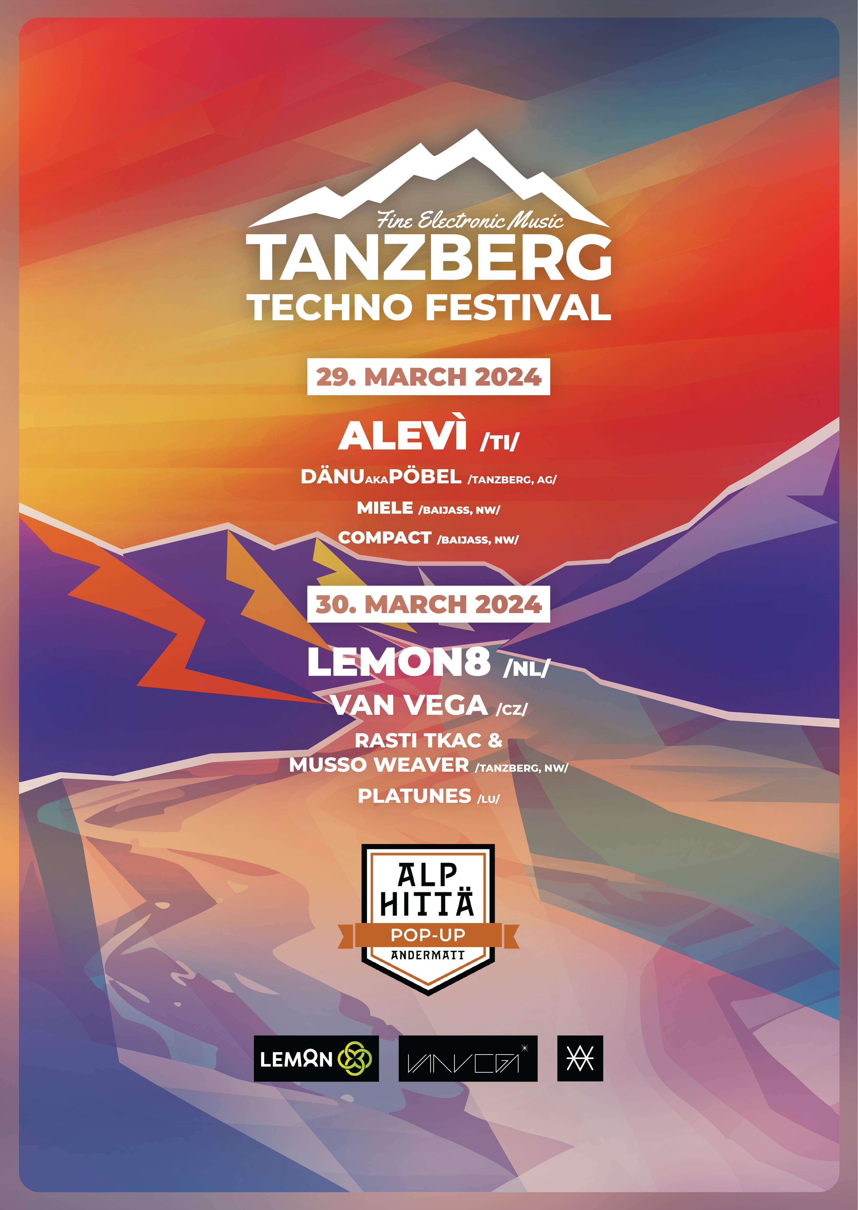 Tanzberg Festival - フライヤー表