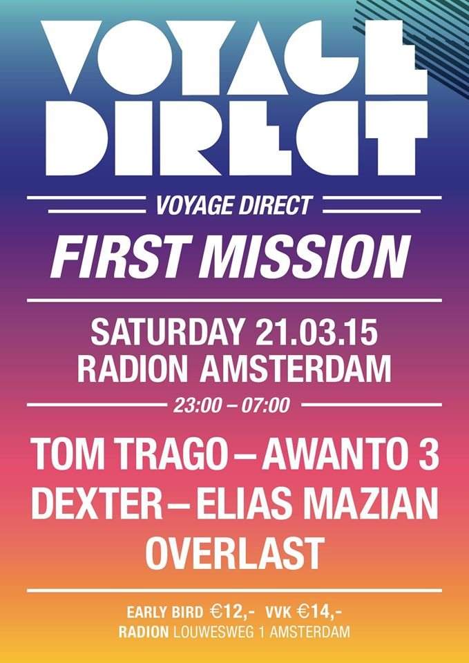Voyage Direct First Mission - フライヤー表