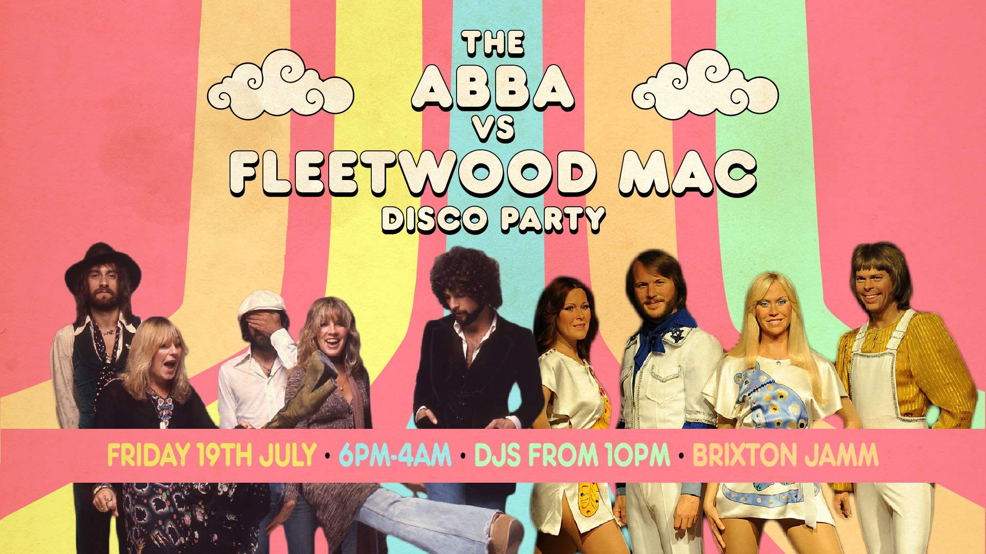 ABBA v Fleetwood Mac Disco Party - Página frontal